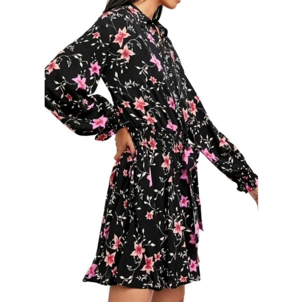 Free People Lighten Up floral mini dress size XS